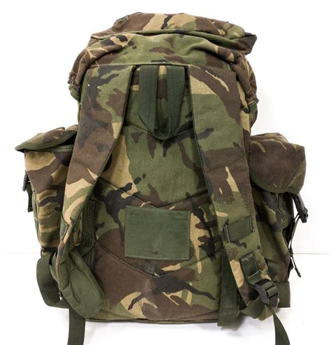 All metal hardware, Cotton web carry handle. . European military surplus backpacks